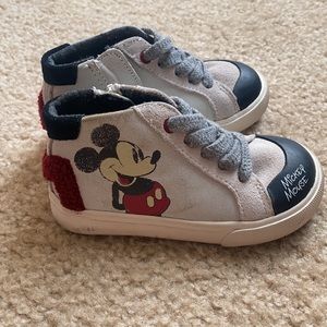 Zara Mickey Mouse sneakers.
